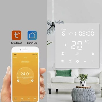 Termostat Obciążalny 16A Biały TRZ057 ZigBee TUYA