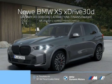 BMW X5 G05 SUV Facelifting 3.0 30d 298KM 2026 BMW X5 xDrive30d 298 KM mHEV - Gotowy do Odbioru - Pakiet M Pro - Kamery 3