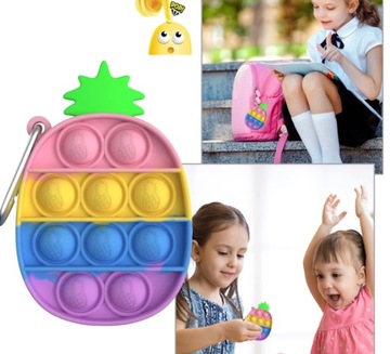 БРЕЛОК ДЛЯ БРЕЛОК «АНАНАС» ПРОСТОЙ DIMPLE POP IT Брелок Pop It