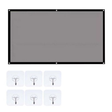 БОЛЬШОЙ ПРОЕКЦИОННЫЙ ЭКРАН 84 ДЮЙМА 186 * 105 см HD ПРЕМИУМ