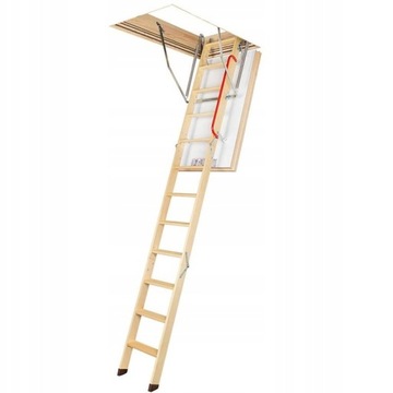 Schody strychowe supertermoizolacyjne FAKRO LWT 70x140 / 305 U=0,51
