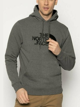 BLUZA męska THE NORTH FACE NF00AHJYLXS z kapturem szara bawełniana S