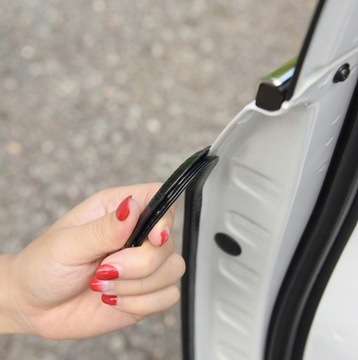 УСИЛЕННЫЙ РЕЗИНОВЫЙ ПРОФИЛЬ ДЛЯ УПЛОТНЕНИЯ ДВЕРИ ЗАЩИТА КРОМКИ 5м