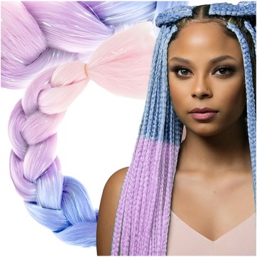 WŁOSY SYNTETYCZNE DO WARKOCZYKÓW KOLOROWE WARKOCZYKI DOCZEPIANE DŁUGIE 120