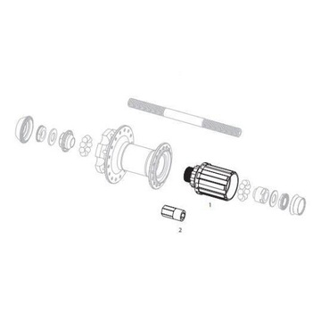 Freehub для втулки Sram MTH 406, 112.015.018.100