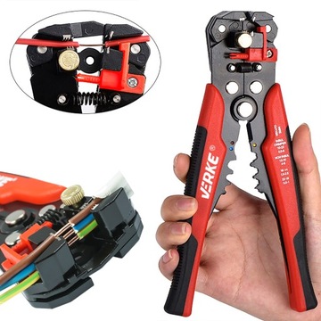SZCZYPCE ŚCIĄGANIA IZOLACJI KABLI ZACISKARKA KONEKTORÓW KOŃCÓWEK ŚCIĄGACZ