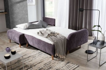 DELLY угловой диван со спальным местом и контейнером