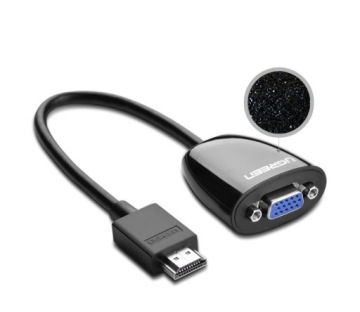 Ugreen кабель односторонний кабель-переходник с HDMI на VGA FHD