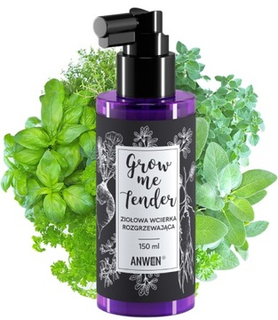 ANWEN Grow Me Tender травяной согревающий лосьон