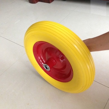 КОЛЕСО КОЛЕСО Barrow Barrow 400-8 ЦЕЛЫЙ БЕСКАМЕРНЫЙ С ОСЬЮ ПРОЧНАЯ ШИНА