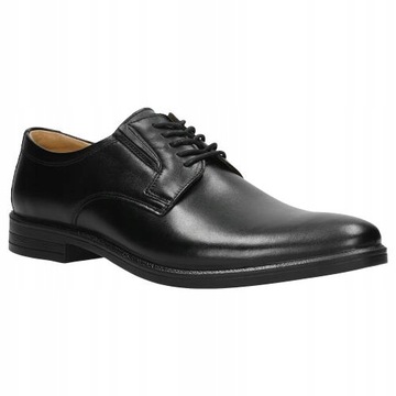 Buty Wojas Pólbuty męskie skóra czarne r. 44