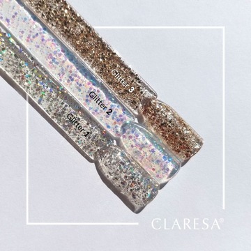 Claresa Lakier Hybrydowy Glitter 1 5ml