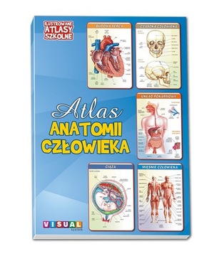 ZESTAW ILUSTROWANYCH ATLASÓW SZKOLNYCH x6 Anatomii