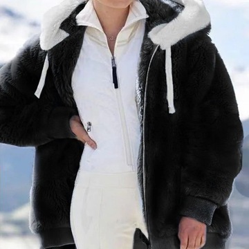 Winter Women Jackets Plush Casual Oversize Fleece