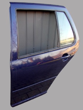 VW GOLF 4 DRZWI TYLNE PRAWE TYŁ GRANATOWE LB5N