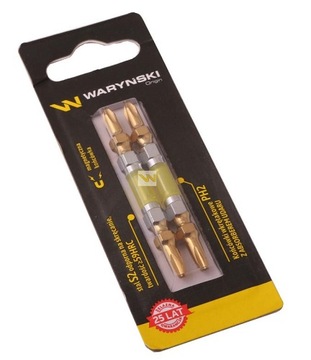 Końcówki wkrętakowe PH2 65mm 2SZT. Waryński