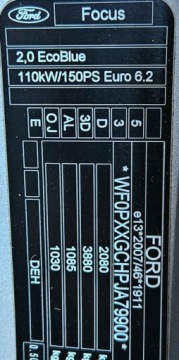 Ford Focus III Kombi Facelifting 2.0 TDCi 150KM 2018 Ford Focus 2.0 Diesel 150 KM, Faktura VAT, Titanium,Polecam 2.0 Diesel, zdjęcie 33