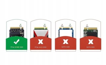 Адаптер SSD-накопителя M.2 NVMe PCIe — USB 3.1 3.0