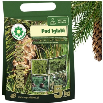 NAWÓZ POD IGLAKI OGRÓD 2001 SIARKOPOL 5KG GRANULOWANY DO IGLAKÓW TUI