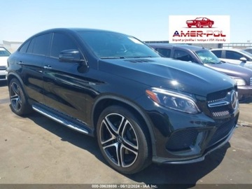 Mercedes GLE V167 2019 Mercedes-Benz GLE 43 amg coupe, 2019r., 4x4, 3.0L 3.0 Benzyna 385KM