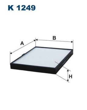 FILTR KABINY K1249/FIL