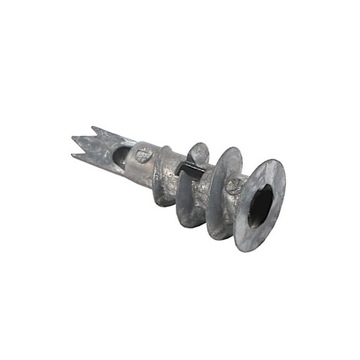 Kołek do płyt gipsowych ślimak metal +wkręt 100szt
