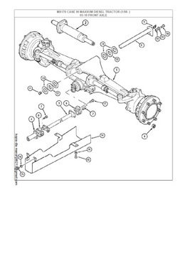 CASE MX 170 katalog części