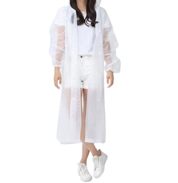 Eva płaszcz z kapturem PELERYNA PŁASZCZ PRZECIWDESZCZOWY MIX KOLOR