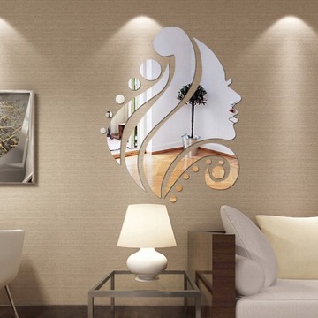 Akrylowa Naklejka Streszczenie Dziewczyna Boczne