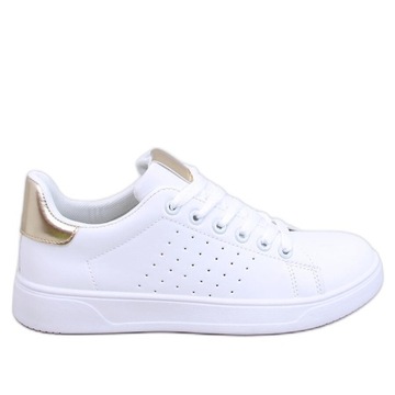 Sneakersy damskie WHITE/GOLD r.36