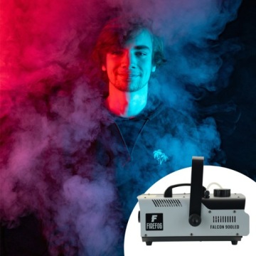 Дым-машина со светодиодами RGB 900Вт Falcon900LED с двумя пультами/жидкость Firefog+ 1л