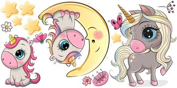 наклейки на стену для детей Пони 160