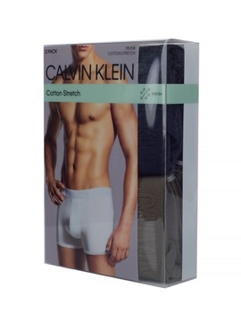 CALVIN KLEIN BOKSERKI COTTON 2 PACK EXTENSIBLE L