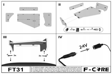 Półka TIR SCANIA S R NEXT GEN 2017 środkowa led