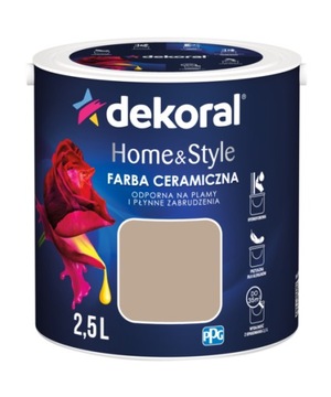 Farba ceramiczna ścienna Dekoral 2,5 l HOME&STYLE mat CAMEL