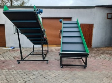 Конвейер ленточный восходящего типа, 3,3 м х 0,9 м