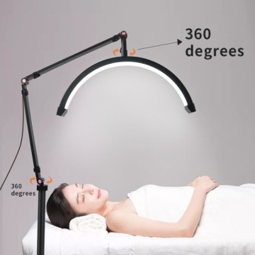 Andoer HD-M2X 20W Half Moon LED видеоторшер, черный