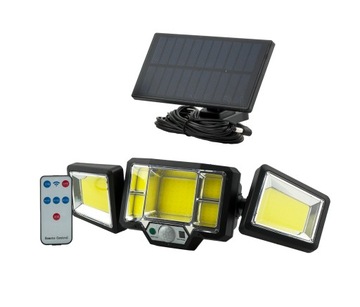 LAMPA SOLARNA REGULOWANA HALOGEN LED AKUMULATOR