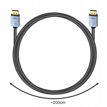 DisplayPort DP-DP 4K 60 Гц КАБЕЛЬ ДИСПЛЕЯ КАБЕЛЬ 2 м