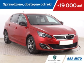 Peugeot 308 II Hatchback 5d 1.6 BlueHDi 120KM 2017 Peugeot 308 1.6 BlueHDi, Skóra, Navi, Klima