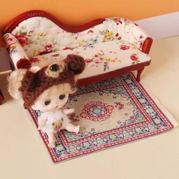 1/12 масштаб кукольный ковер гостиная моделирование игровая игрушка A11