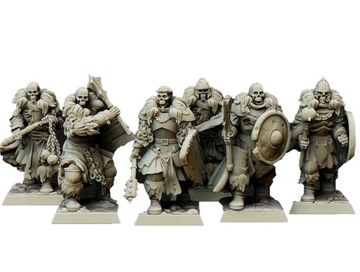 Barrow Guard with hand weapons and shields