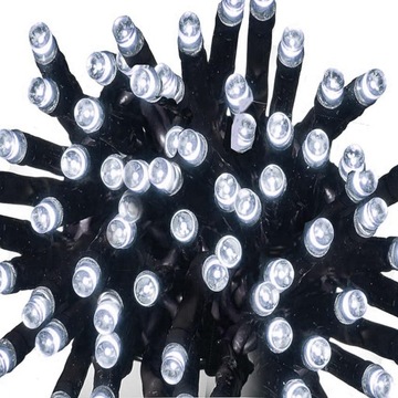 ŚWIATEŁKA LAMPKI CHOINKOWE 300 LED BIAŁE ZIMNE 24M KURTYNA GIRLANDA