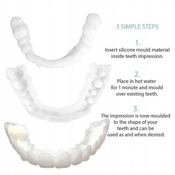 КОСМЕТИЧЕСКИЕ ВИНИРЫ ПРОТЕЗЫ Snap on Smile PL Искусственная верхняя накладка