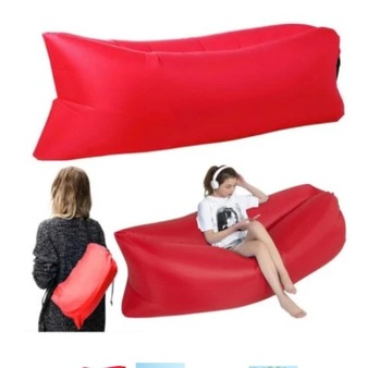 DMUCHANY MATERAC LEŻAK POWIETRZE LAZY BAG AIR SOFA POWIETRZNE ŁÓŻKO