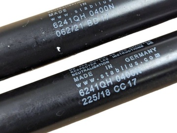 VZPĚRA/TLAKOVAČ KRYT KUFRU MERCEDES-BENZ A W168 FACELIFT 2004