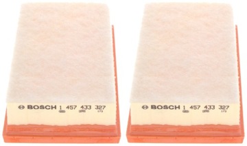 2× BOSCH 1 457 433 327 FILTR VZDUCHU