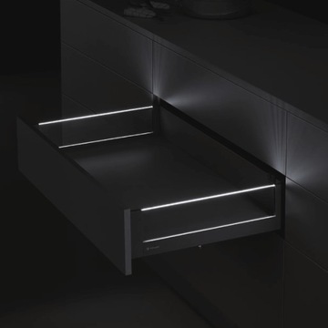 LED MagicBox L-500 H-80 АНТРАЦИТ LED выдвижной ящик