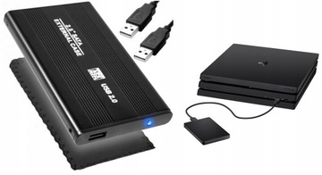 Dysk zewnętrzny 1TB 1000GB USB 3.0 do konsoli PS4 * FAT SLIM PRO