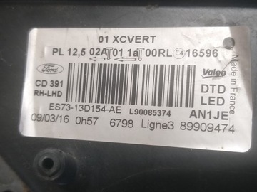 FORD MONDEO MK5 FULL LED KOMPLETNÍ SVĚTLO PŘEDNÍ PRAVÁ